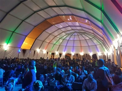 Oval Kubbe Çadır 20x70m Etkinlik Çadırı Pretoria, Güney Afrika